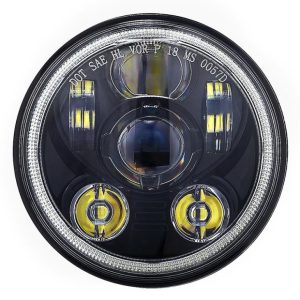 5.75 LED-Halo-Scheinwerfer für Harley Davidson Motorrad VRSCDX Dyna FLSTSC