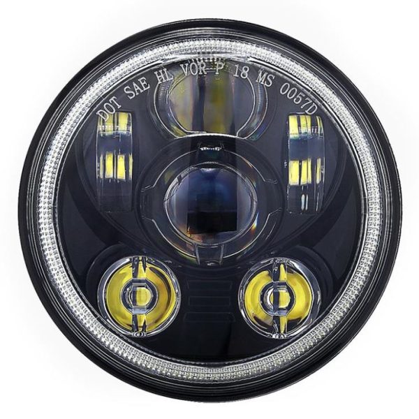 5.75 LED-Halo-Scheinwerfer für Harley Davidson Motorrad VRSCDX Dyna FLSTSC