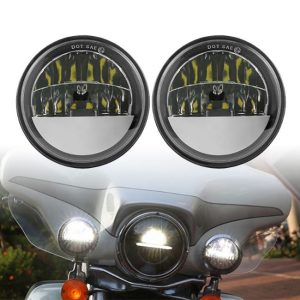 Morsun 4.5inch LED Nebelscheinwerfer für Harley Road Glide Motorrad Nebelscheinwerfer