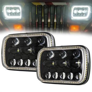 Morsun 5 x 7 Zoll Platz Scheinwerfer für Jeep GMC Ford Chevrolet LED Scheinwerfer Projektor