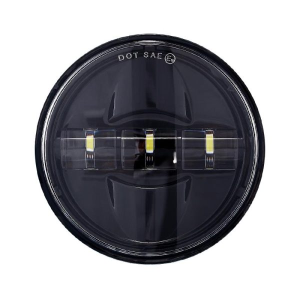 4.5 Inch New Led Light Black/chrome 12-24V Fog Lights For Motorbikes