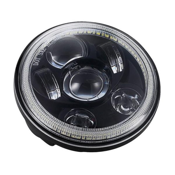 5 3/4 Inch Round Led Projector Headlight For Motorcycle - Image 4