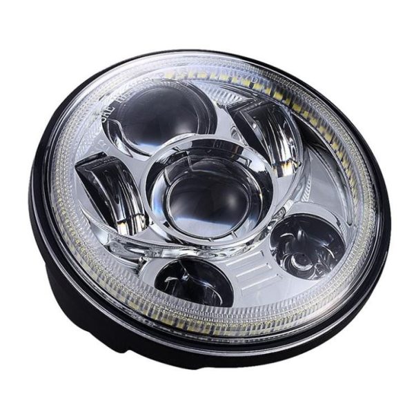 5.75 Led Halo Headlights For Harley Davidson Motorcycle VRSCDX Dyna FLSTSC - Image 2