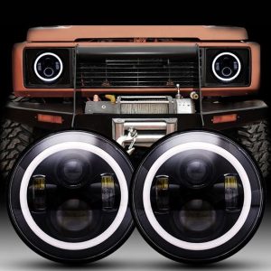 7 Inch Projector 1990-2016 Land Rover Defender 90 110 Led Headlights Upgrade Landrover