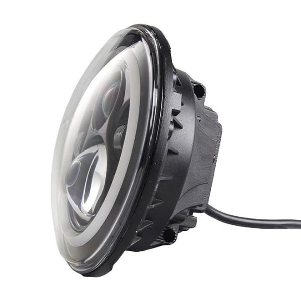 7 Inch Led Halo Lights For Jeep Wrangler JK CJ TJ Harley Davidson Hummer H2 Royal Enfield Car Accessories - Image 4