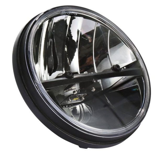 7 Inch Led Headlight Round Led 12v Black For Halry Jeep - Image 2