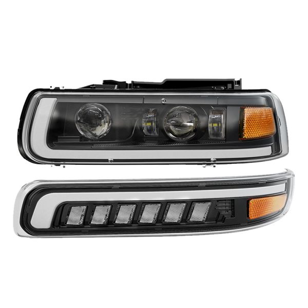 Aftermarket 1999 Chevy Silverado 1500 Headlights Custom Led Headlights for 1999 Chevy Silverado 1500 - Image 2