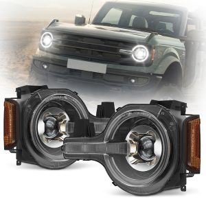 2023 2022 2021 Ford Bronco Led Headlights Raptor Ford Bronco Signature Headlights Aftermarket