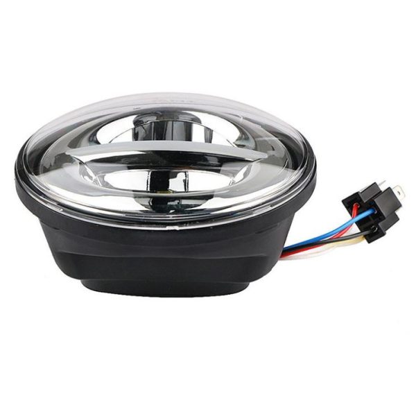 Car Accessories 12v 24v 7 Inch Round Led Headlamp Sealed Beam Angel Eyes 45w For Harley Motorcycle - Image 4