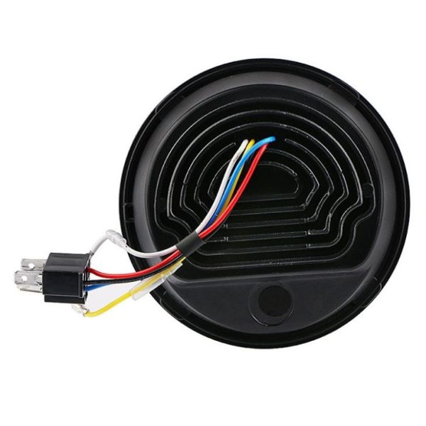 Car Accessories 12v 24v 7 Inch Round Led Headlamp Sealed Beam Angel Eyes 45w For Harley Motorcycle - Image 5
