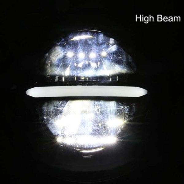 Car Accessories 12v 24v 7 Inch Round Led Headlamp Sealed Beam Angel Eyes 45w For Harley Motorcycle - Image 6
