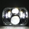 5x7 Inch LED Rectangle Headlight 60W With Hi/Lo Beam For Jeep YJ XJ MJ & For Off-road - Image 3