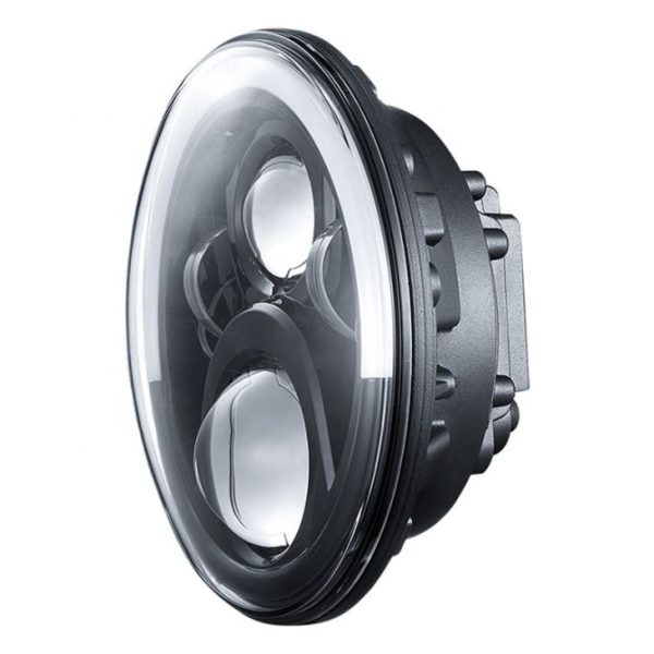 Half Led Halo Lights For Jeep Wrangler JK TJ LJ CJ 7 Inch Half Halo Headlights For Jeep JK - Image 2