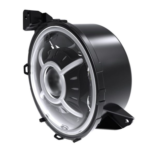 Wrangler JL Accessories 9 Inch Round Headlamp Driving Beam Halo Signals For Jeep Wrangler JL 2018-2019 - Image 2
