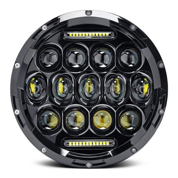 Honeycomb Design 7 Inch Led Lights For Jeep JK Wrangler With Hi Lo Beam And Drl - Image 2