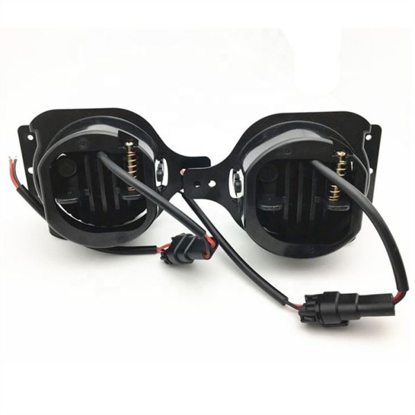 Morsun 4inch Fog Light With Bracket For Jeep Wrangler JL JLU Rubicon Black Chrome Light - Image 3