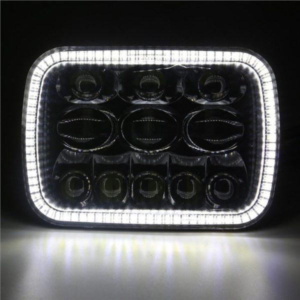 Morsun 5x7 Inch Square Headlight For Jeep GMC Ford Chevrolet LED Headlamp Projector - Image 5