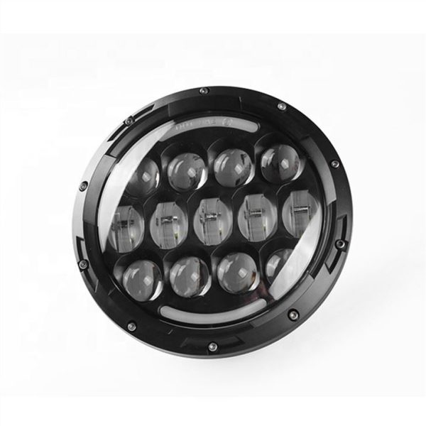 Morsun 7 Inch LED Round 105W Headlight For Wrangler JK Car Headlamp With DRL Halo - Image 2