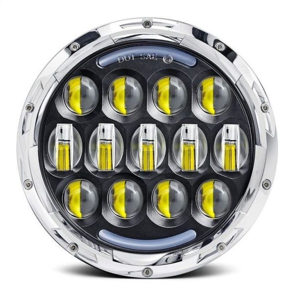 Morsun 7 Inch LED Round 105W Headlight For Wrangler JK Car Headlamp With DRL Halo - Image 3