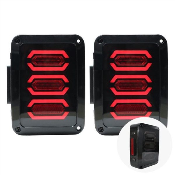 Morsun Brake Reverse Turn Signal Light For 2007-2018 JK JKU Wrangler Tail Lamp - Image 2