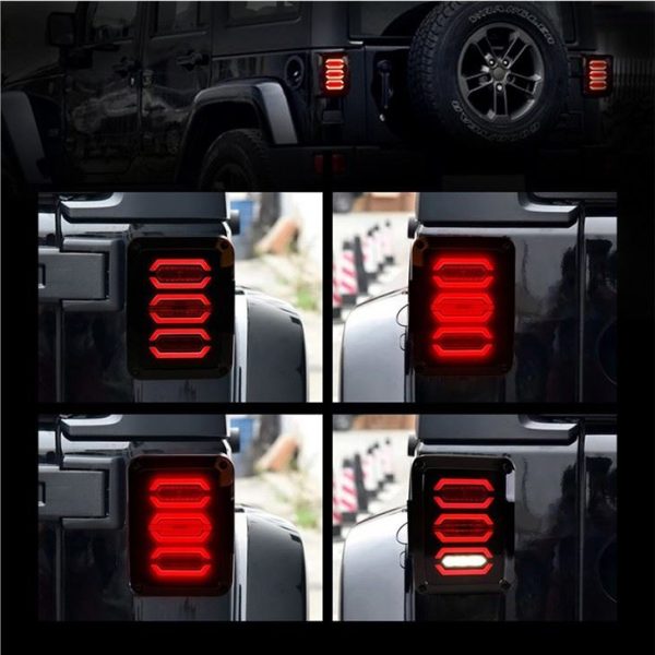 Morsun Brake Reverse Turn Signal Light For 2007-2018 JK JKU Wrangler Tail Lamp - Image 4