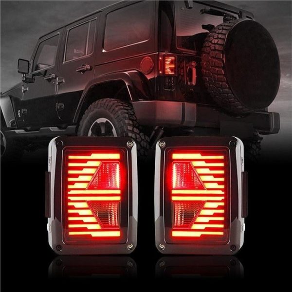 Morsun Car Accessories Tail Light Turn Signal Lamp For 07-15 Jeep JK Wrangler - Image 2