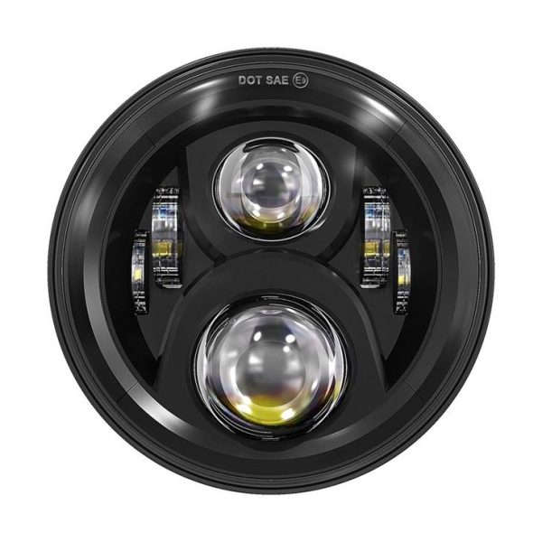 Morsun High Low Beam 7 Inch Led Headlight For Lands Rover Defender Wrangler JK MS-6080 - Image 3