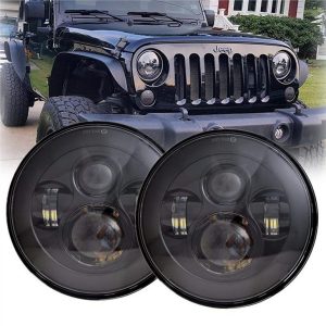 Morsun Factory Price High Low Beam Round Led Headlight Projector for Jeep Wrangler JK CJ TJ