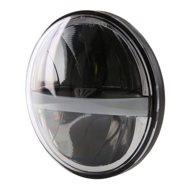 Morsun LED Headlight Projector With Daytime Running Light For Motorcycle H4 12v 5.75inch Headlamps - Image 2