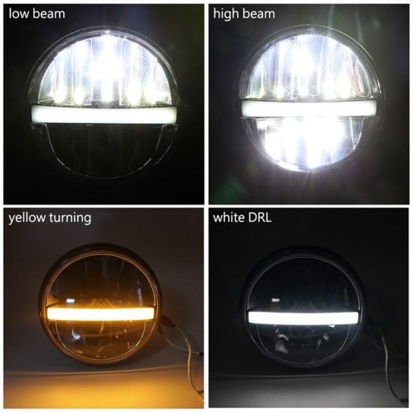 Morsun Car Accessories 7inch Round Led Headlight 12v 24v For 1997-2006 Jeep Wrangler JK TJ LJ - Image 5