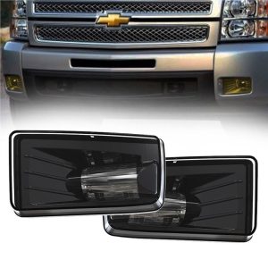 Morsun Square LED Fog Lights Projector For Chevy GMC SILVERADO 07-16 Silverado