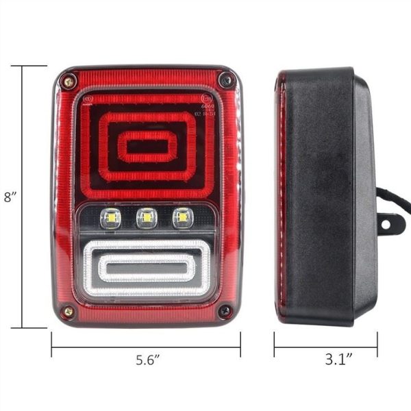Morsun US EU Version Rear Light Reverse Lamps For Jeep Wrangler JK 2007-2015 Turn Light - Image 2