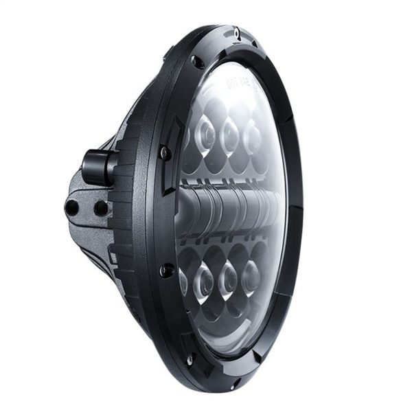 Sealed Beam Headlights 7inch For 07-17 Jeep Wrangler Hi-Lo Beam H4 12V 24V Headlamp With Halo - Image 3