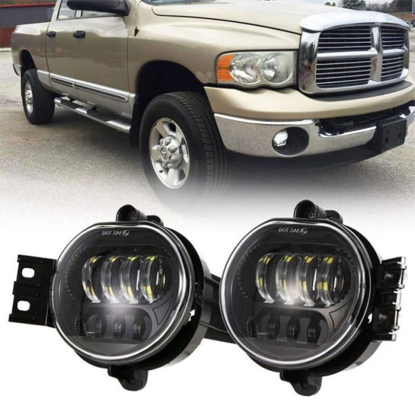 Update DOT 63w LED Fog Light For 2002-2008 Dodge Ram 1500/2500/3500 - Image 9